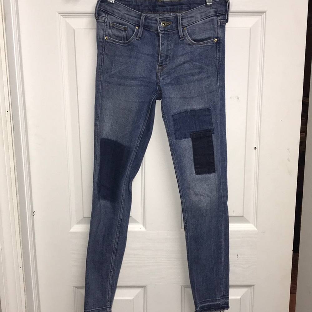 Distressed Patchwork H&M Denim Jeans